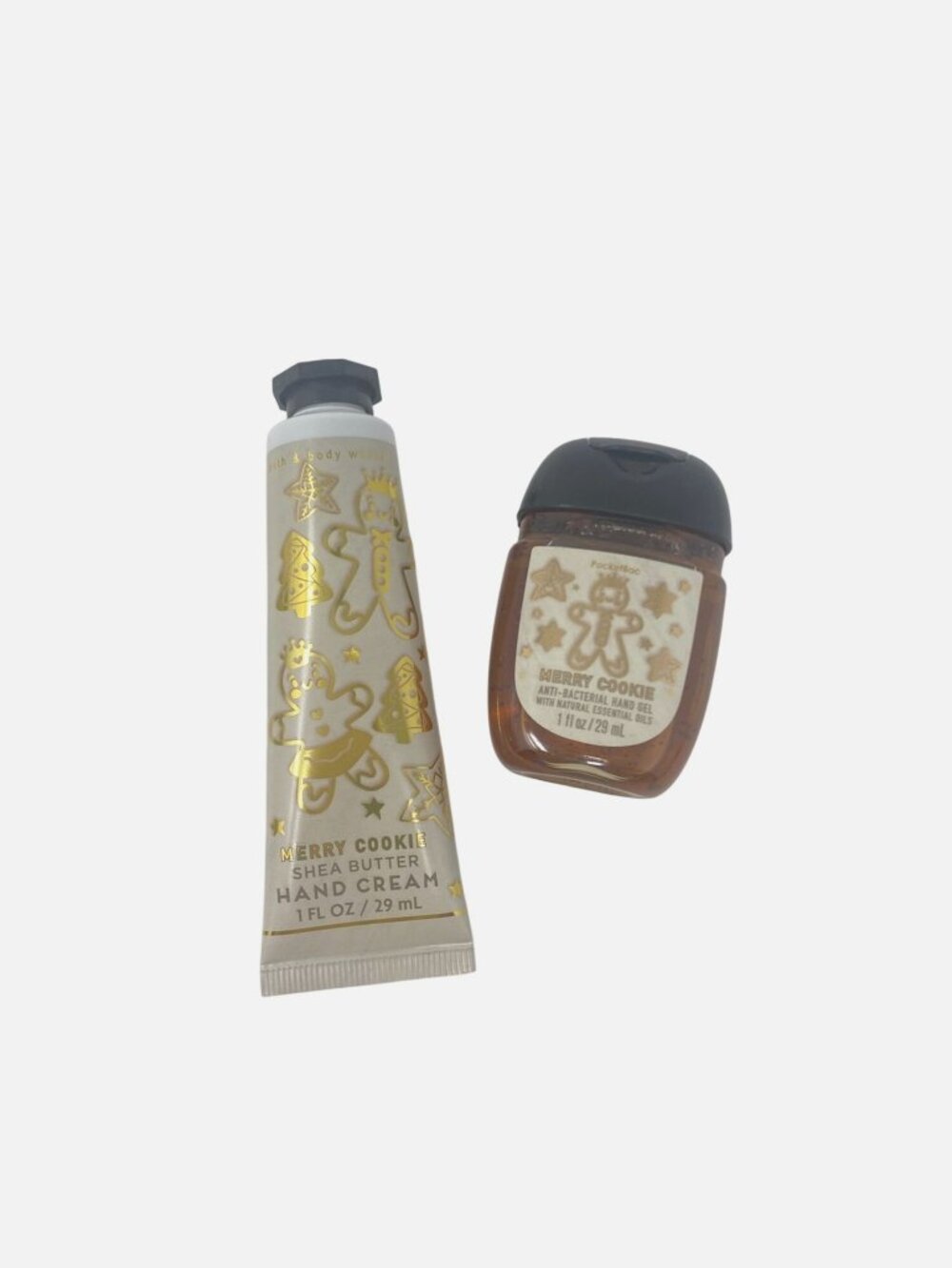 Bath & Body Works Merry Cookie Shea Butter Hand Cream & PocketBac Hand Gel